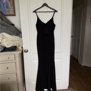 Elegant LuLus Black Evening Dress